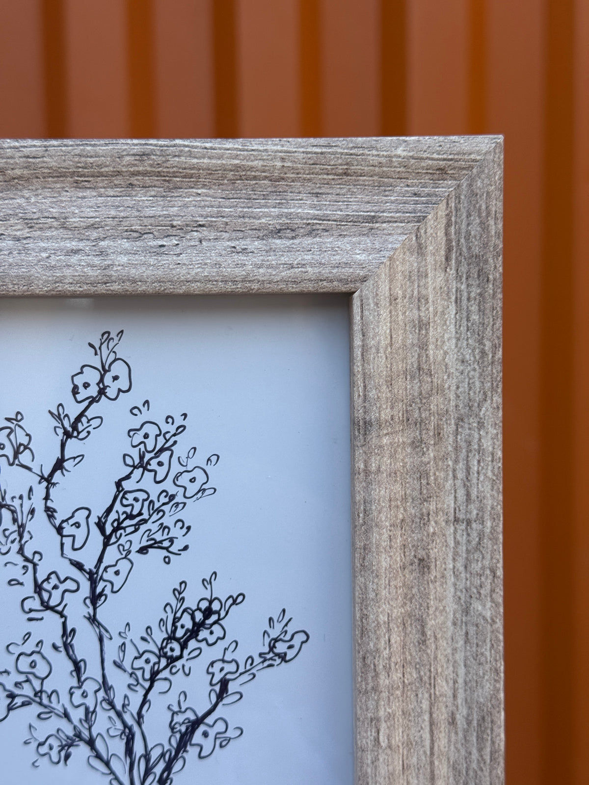 Flowers | Handmade Framed Poster – Original Artwork Wall Decor