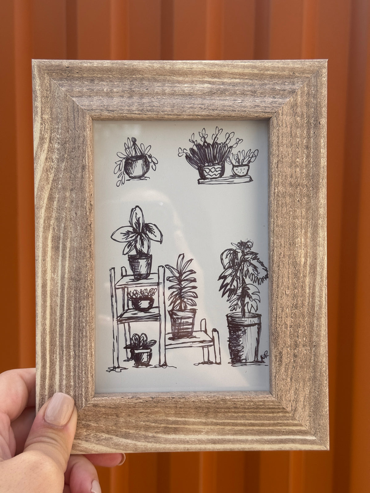 Flowers V.1 | Handmade Framed Poster – Original Artwork Wall Decor