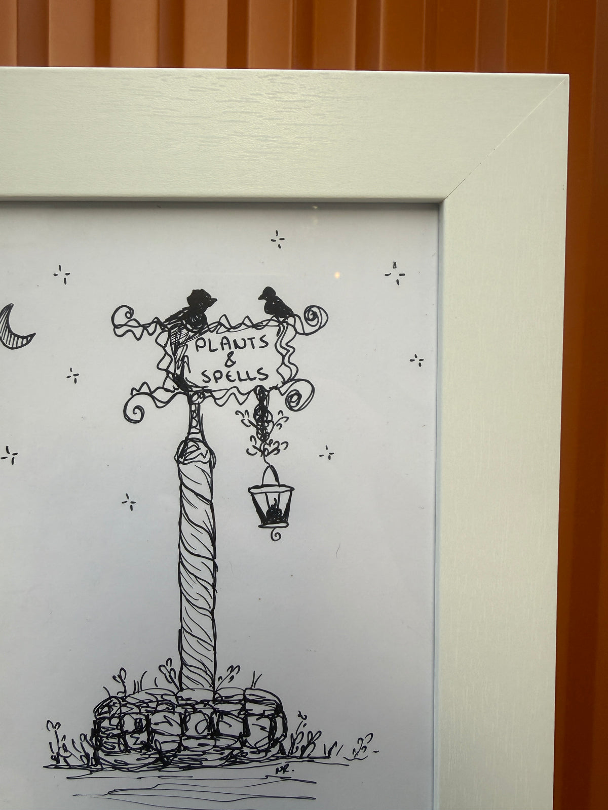 Plants And Spells | Handmade Framed Poster – Original Artwork Wall Decor
