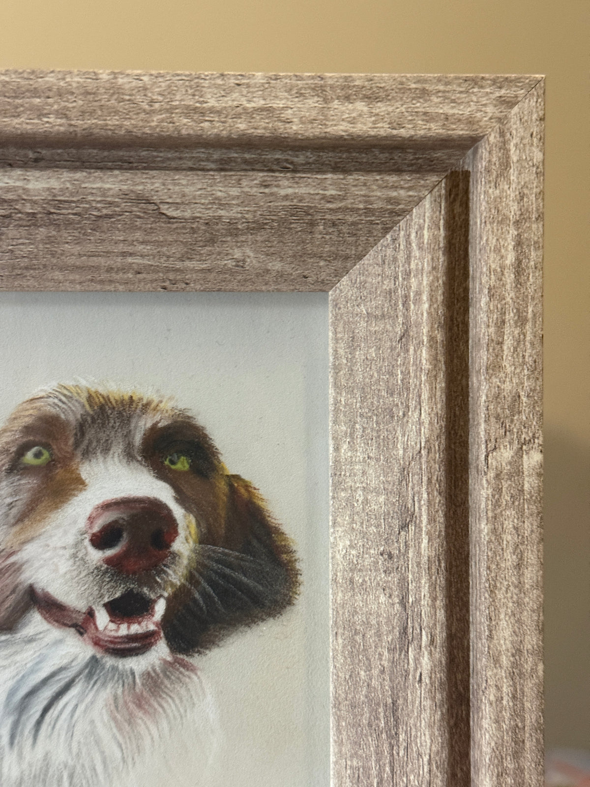 Dog | Handmade Framed Poster – Original Artwork Wall Decor