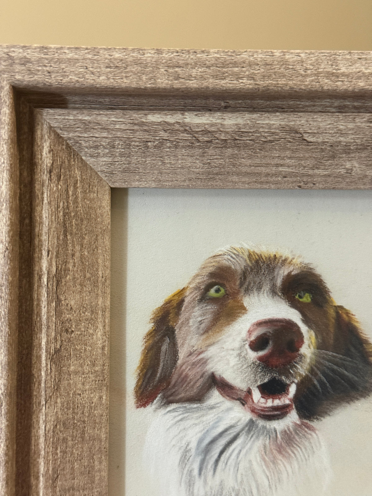 Dog | Handmade Framed Poster – Original Artwork Wall Decor