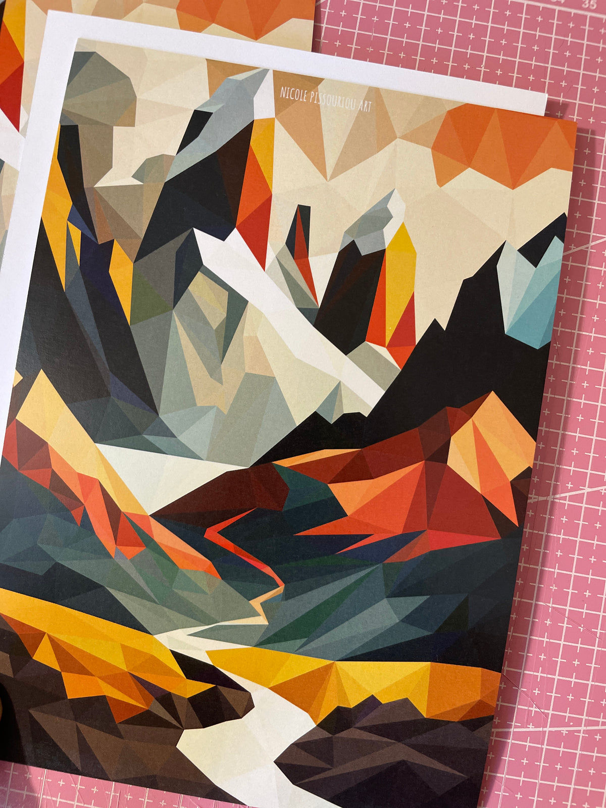 Mountains Set of 3 Postcards Bundle | Illustrated Art Postcards – Original Artwork Prints