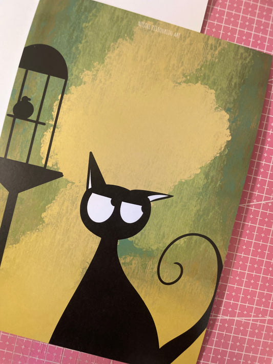 Cat Set of 3 Postcards Bundle | Illustrated Art Postcards – Original Artwork Prints