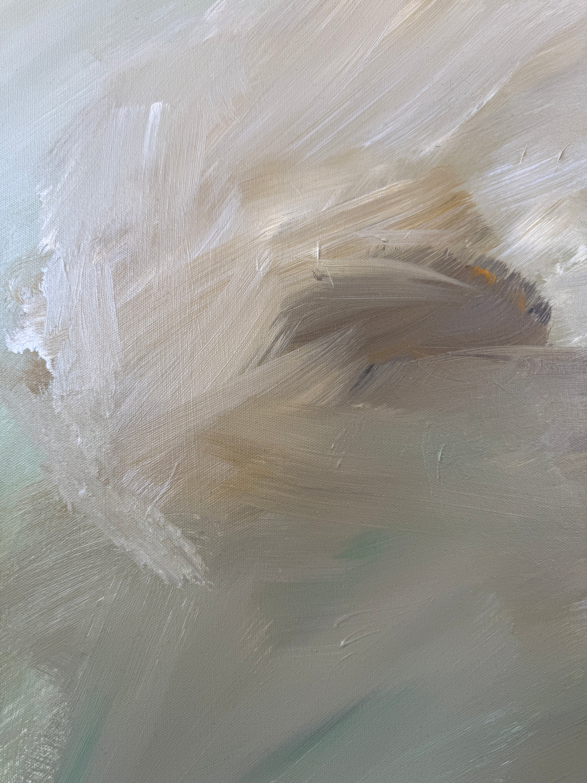 Dantelion | Original Contemporary Acrylic Painting – 80 x 100 cm Modern Abstract Artwork