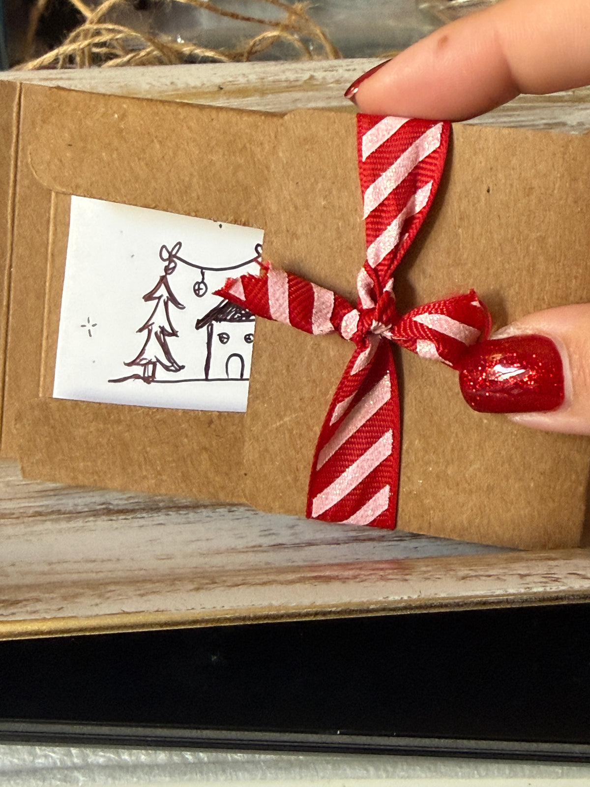 Cute Little Houses | Mini Handmade Greeting Card – Original Illustrated Card