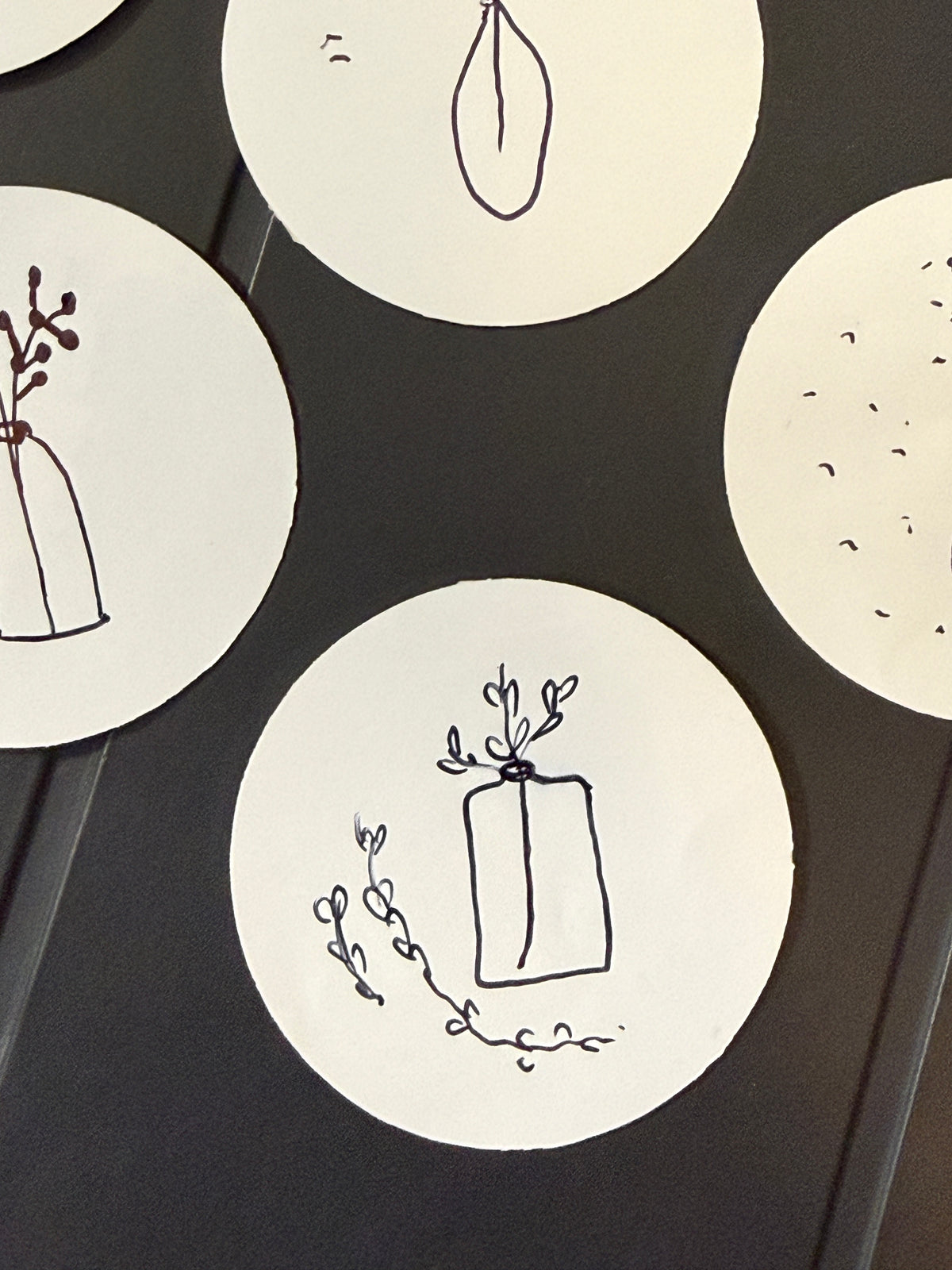 Flower Vases V.1 | Handmade Sticker Pack – Original Illustrated Stickers