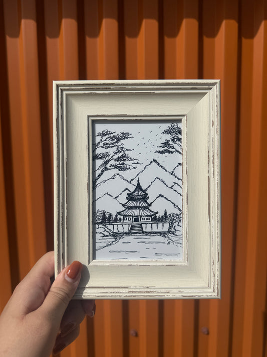 Seoul Korea | Handmade Framed Poster – Original Artwork Wall Decor