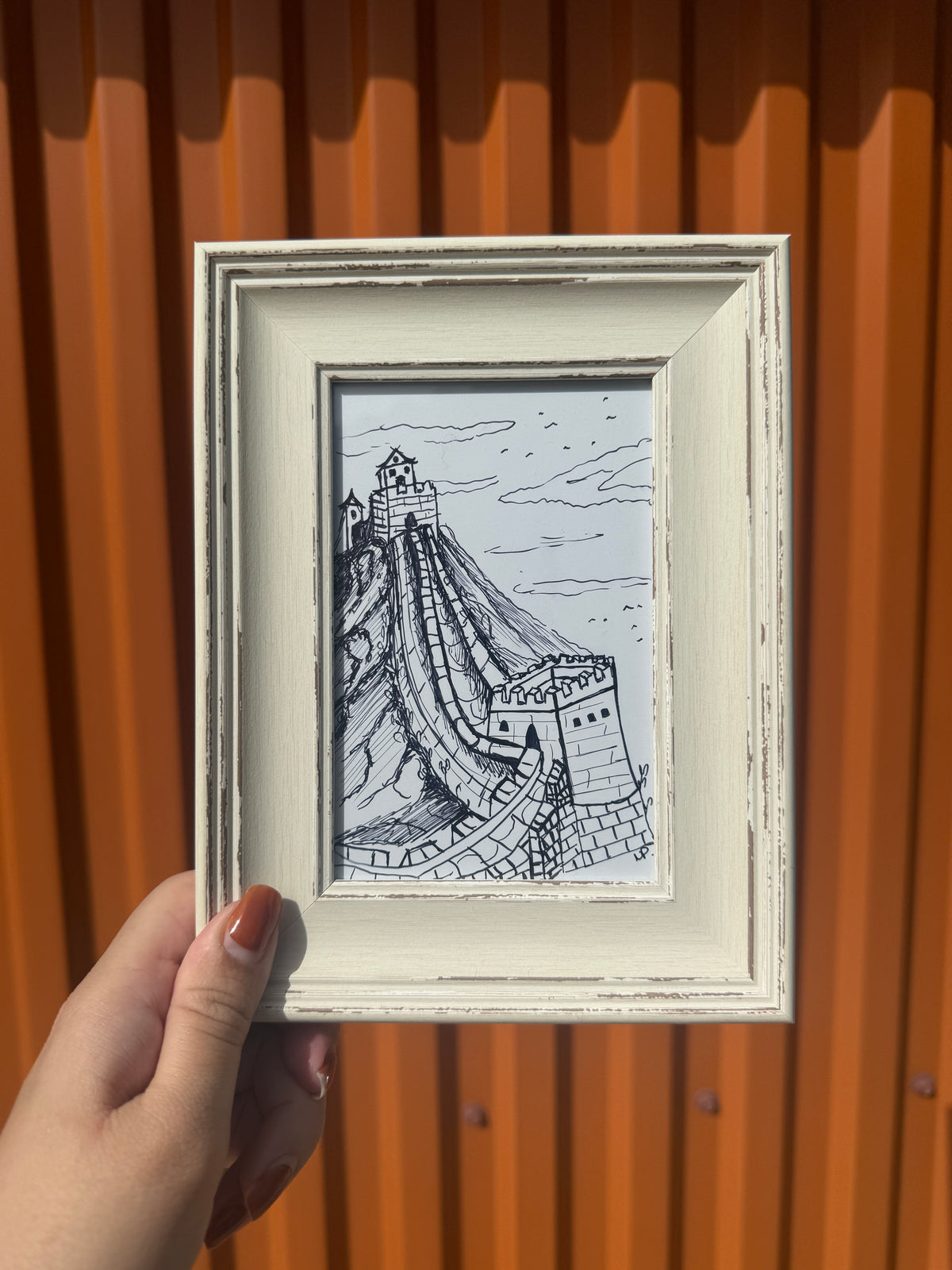 Shanghai China | Handmade Framed Poster – Original Artwork Wall Decor