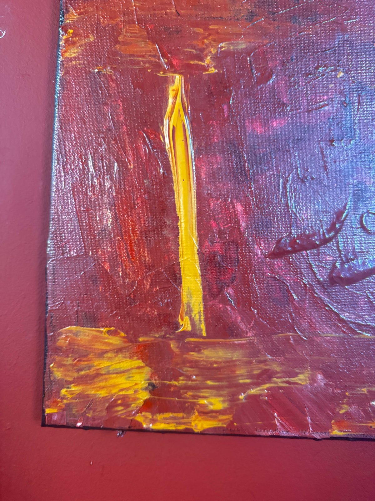 Brown Mess | Original Contemporary Acrylic Painting – 30 x 40 cm Modern Abstract Artwork