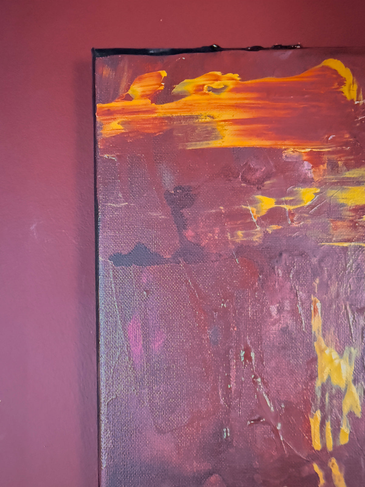 Brown Mess | Original Contemporary Acrylic Painting – 30 x 40 cm Modern Abstract Artwork