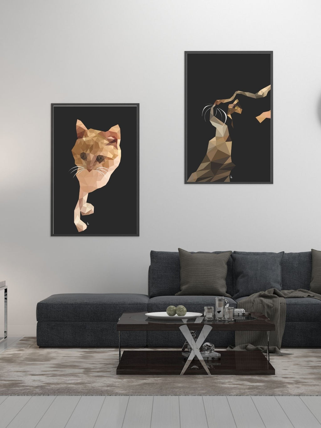 Cat Art Digital Bundle – Cute Cat Illustration Prints