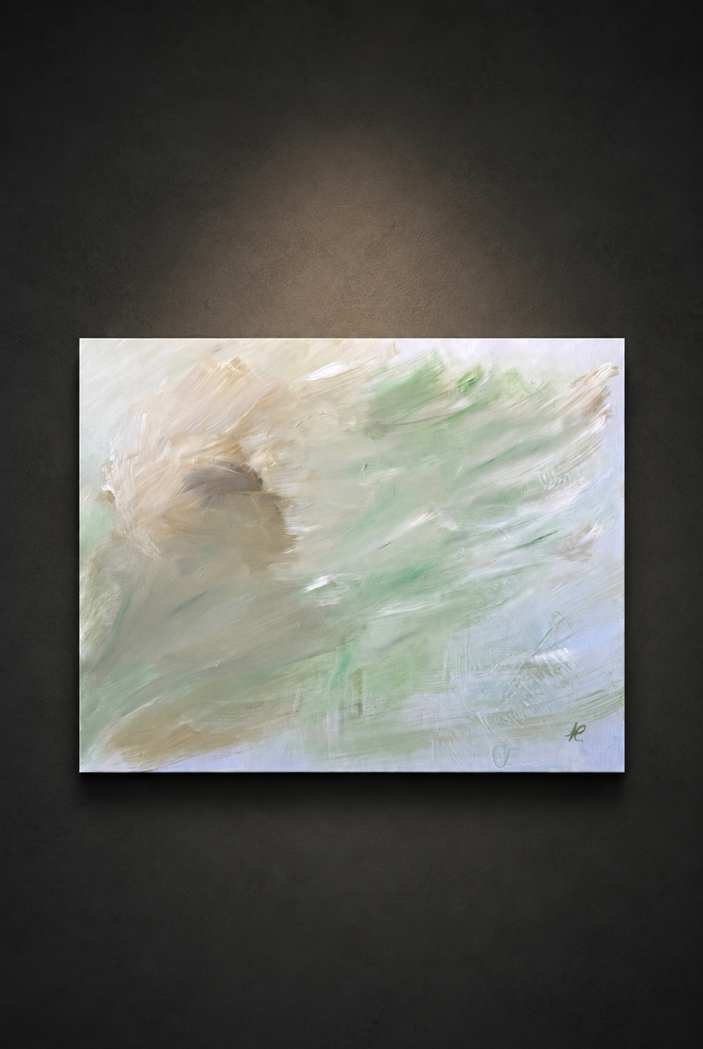 Dantelion | Original Contemporary Acrylic Painting – 80 x 100 cm Modern Abstract Artwork