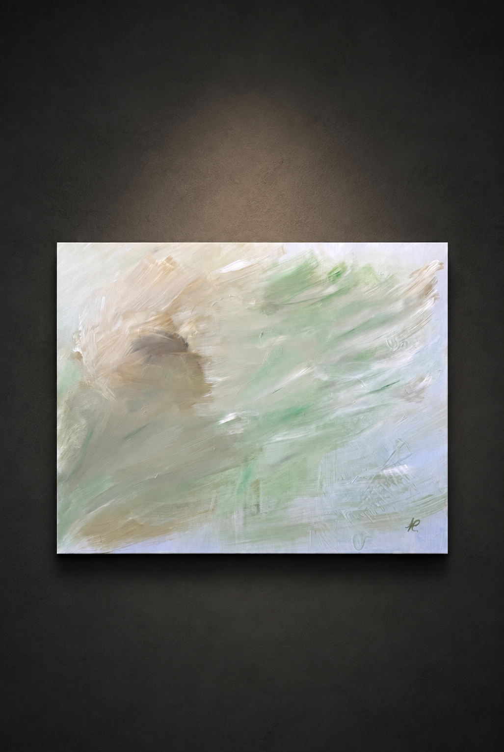 Dantelion | Original Contemporary Acrylic Painting – 80 x 100 cm Modern Abstract Artwork