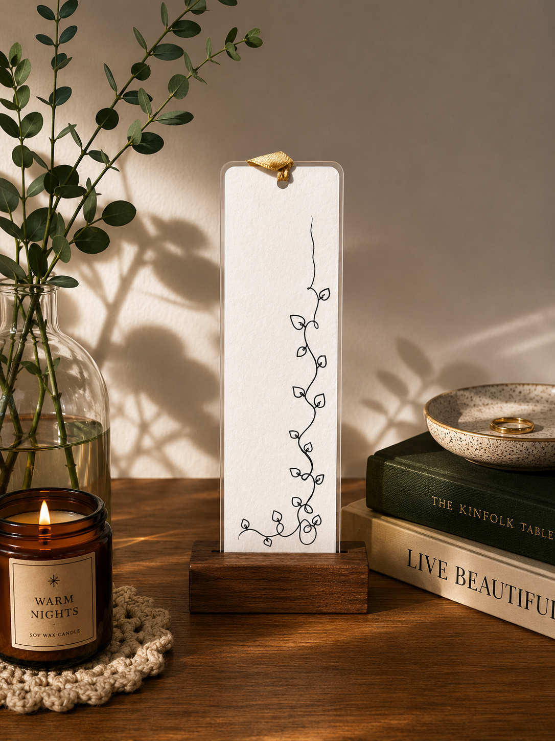 Little Lights Handmade Illustrated Bookmark – Original Art Bookmark