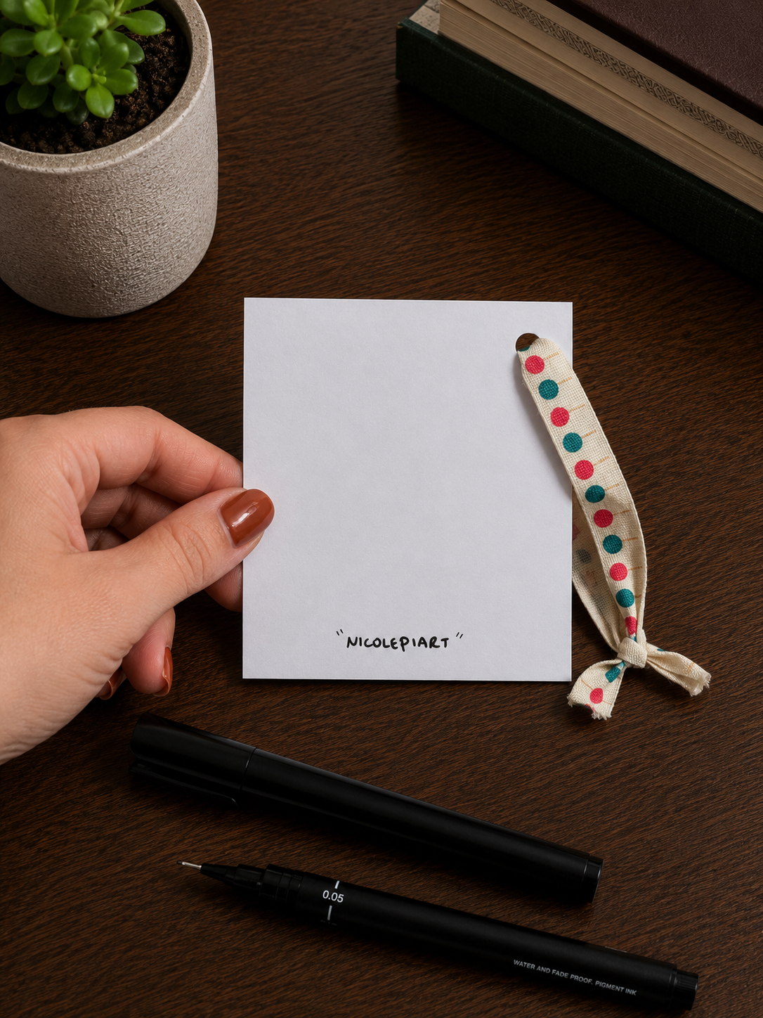Cute Little Affirmation | Mini Handmade Greeting Card – Original Illustrated Card