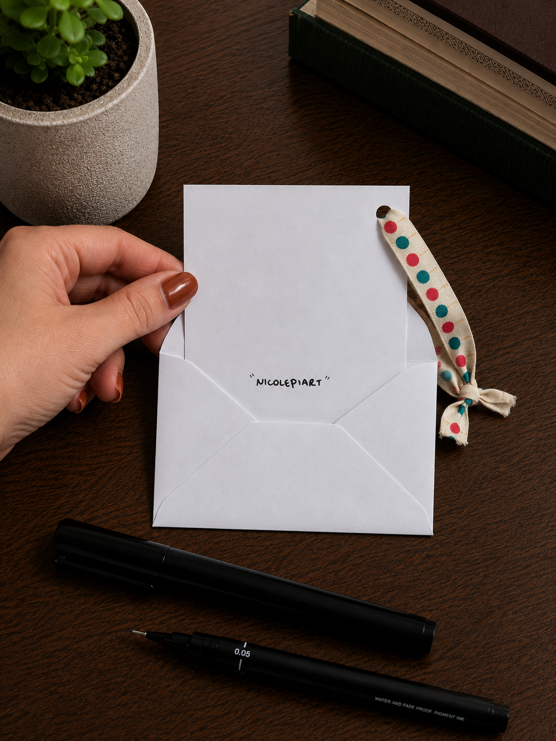 Cute Little Affirmation | Mini Handmade Greeting Card – Original Illustrated Card