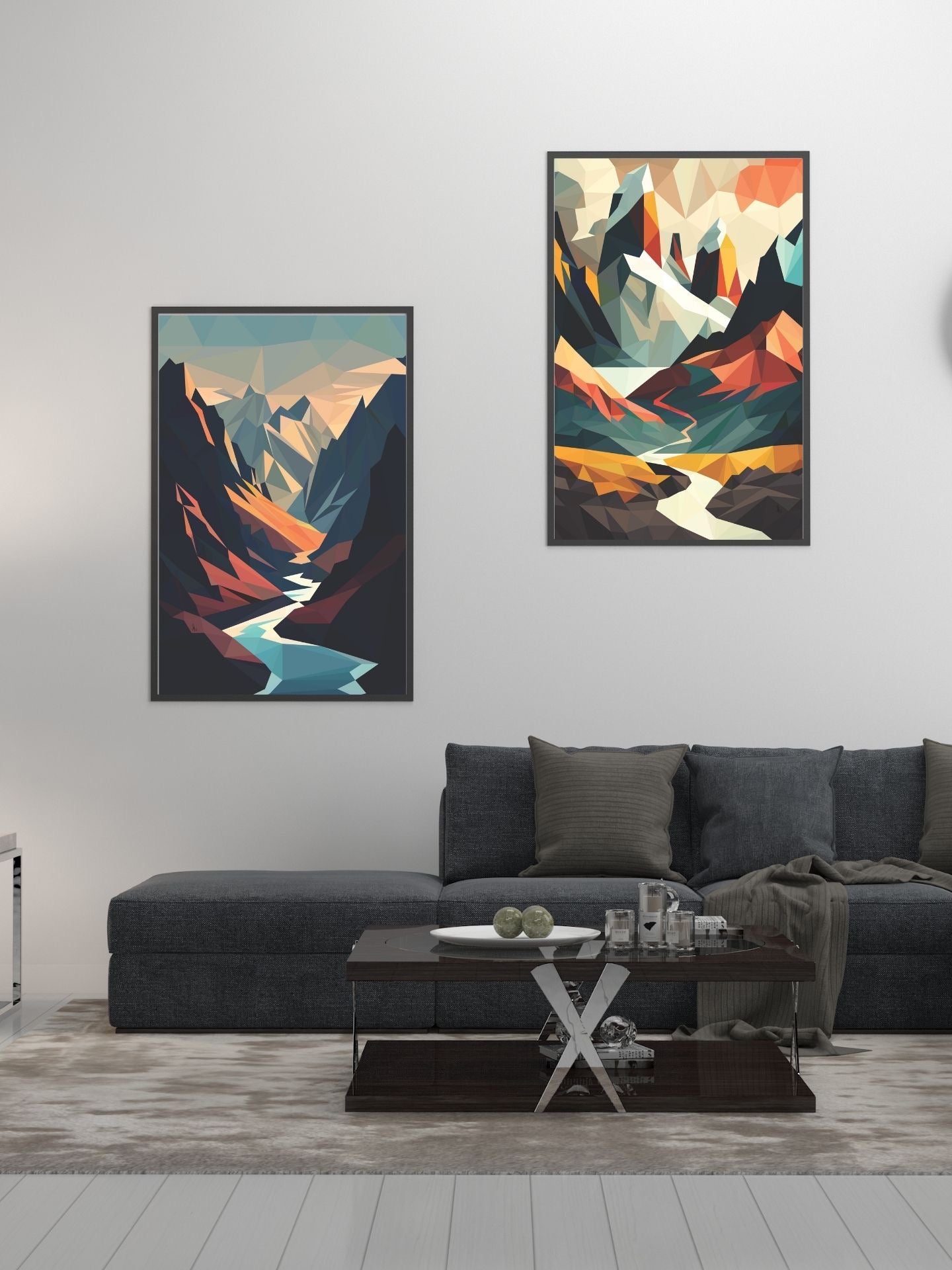 Colorful Nature Digital Art Bundle – Vibrant Nature Illustration Prints