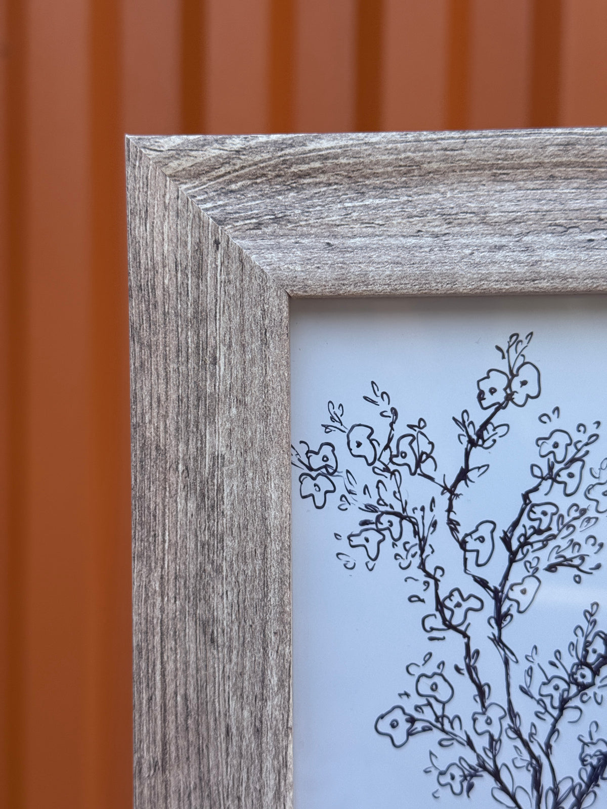 Flowers | Handmade Framed Poster – Original Artwork Wall Decor