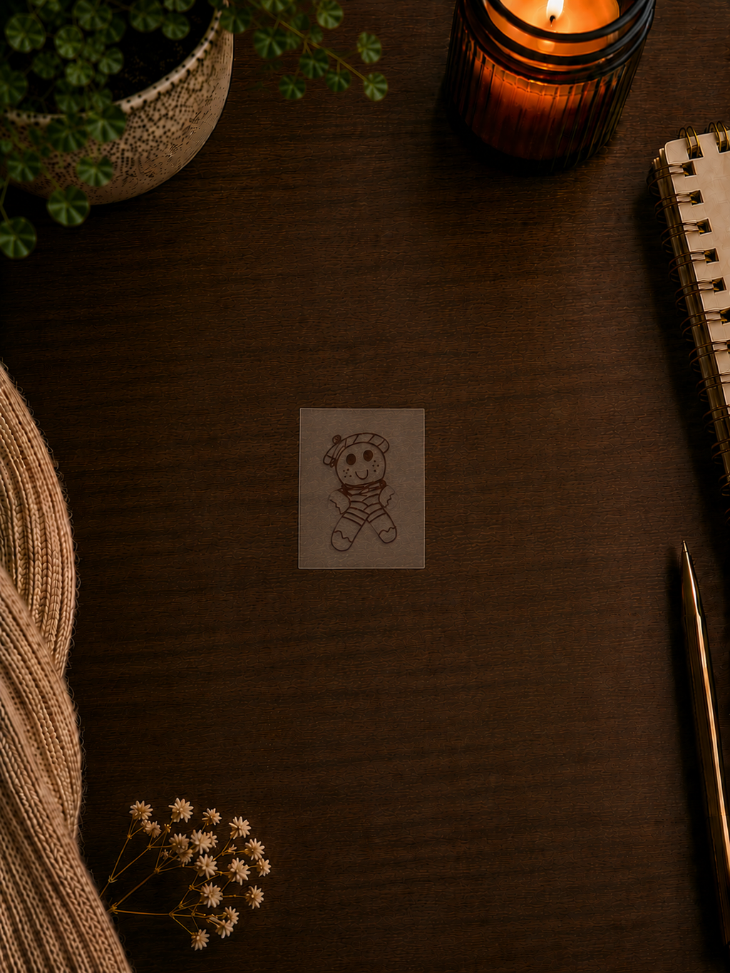 Christmas Handmade Sticker Pack – Original Illustrated Stickers
