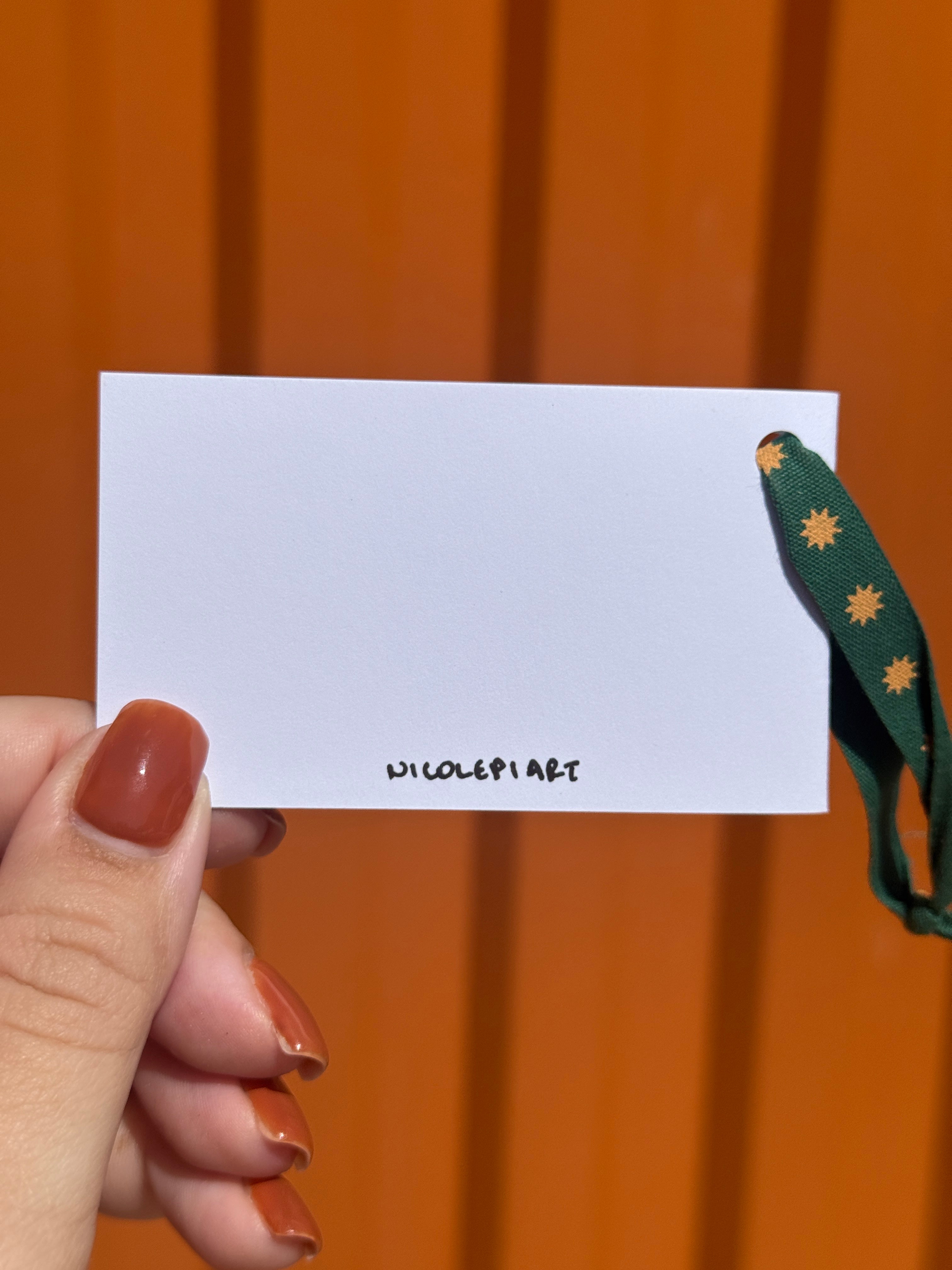 Cute Little Cabin | Mini Handmade Greeting Card – Original Illustrated Card