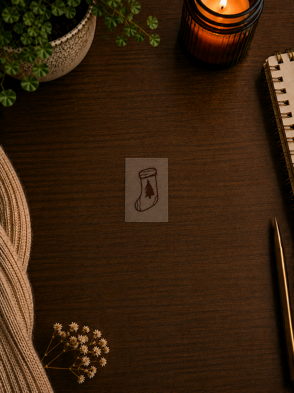Christmas Handmade Sticker Pack – Original Illustrated Stickers