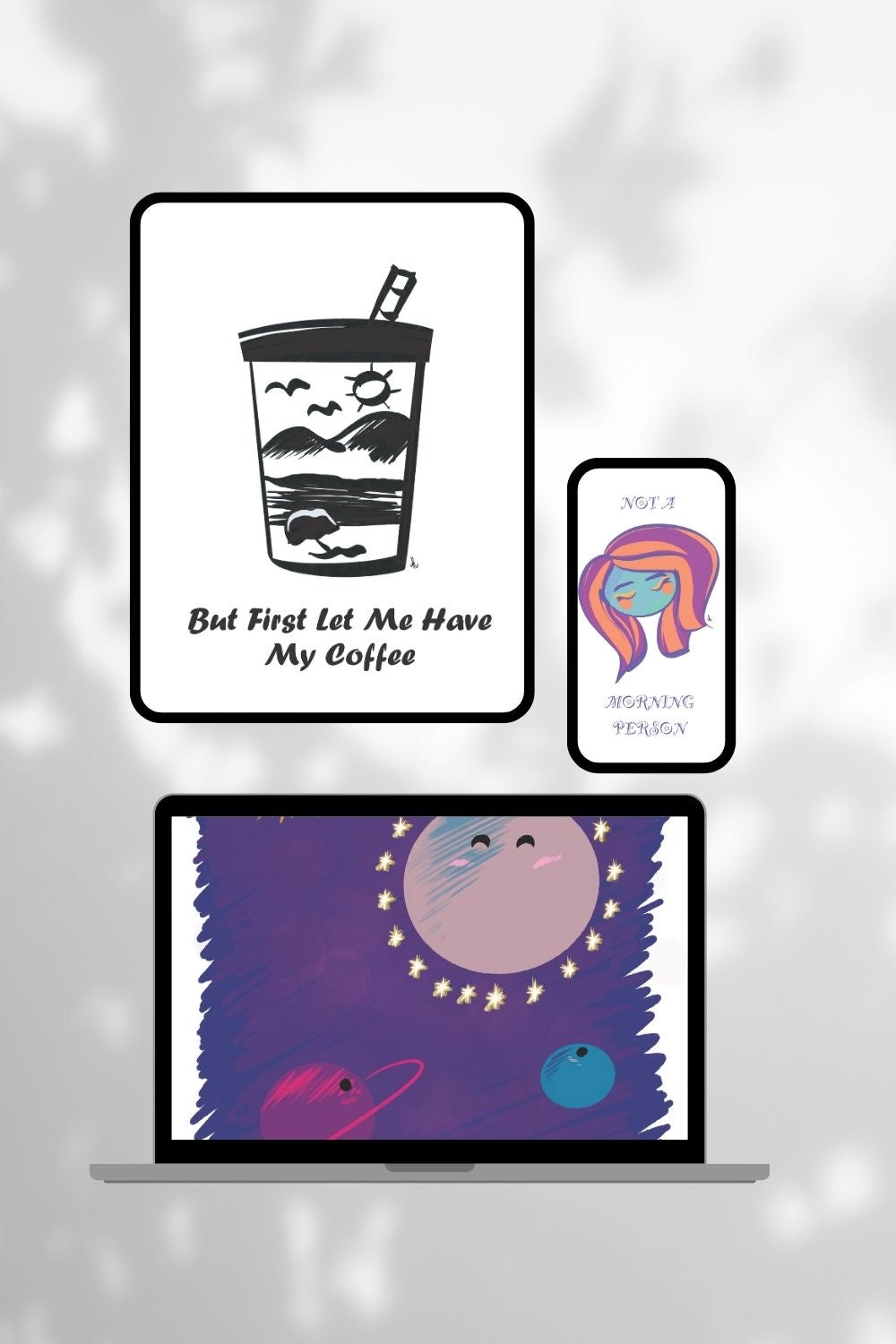 Cute Doodle Art Bundle – Playful Digital Illustration Collection