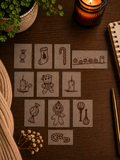 Christmas Handmade Sticker Pack – Original Illustrated Stickers