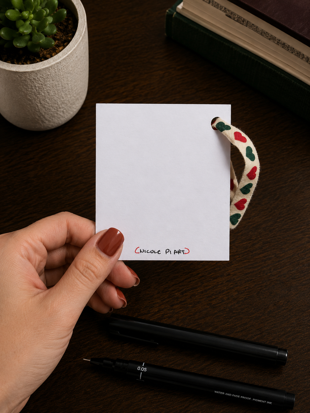 Cute Little Crossword | Mini Handmade Greeting Card – Original Illustrated Card