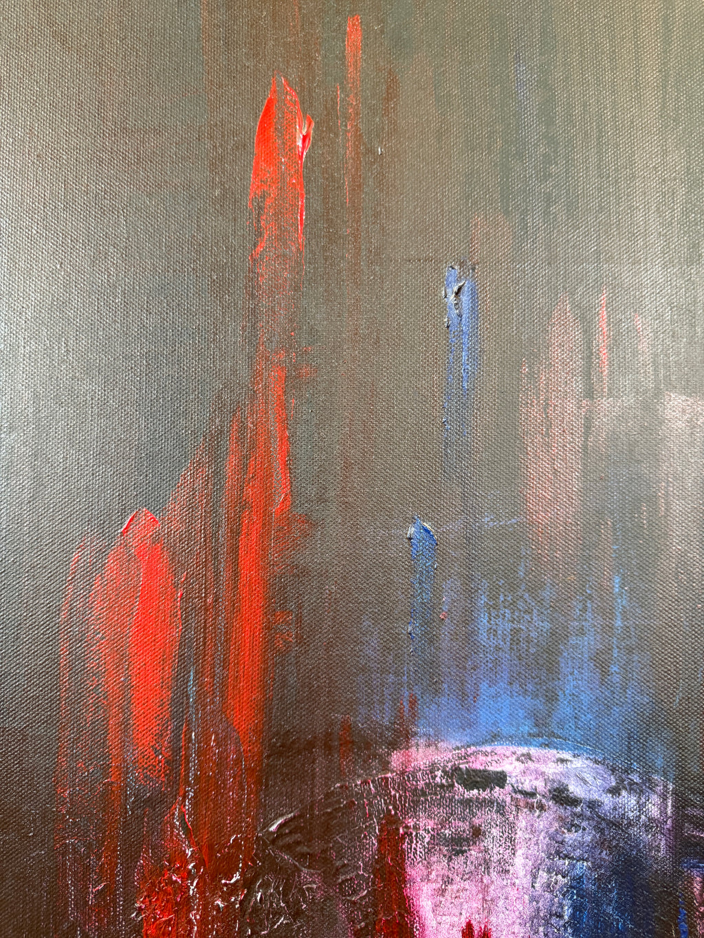 Fallen Angel | Original Contemporary Acrylic Painting – 60 × 80 cm Modern Abstract Artwork