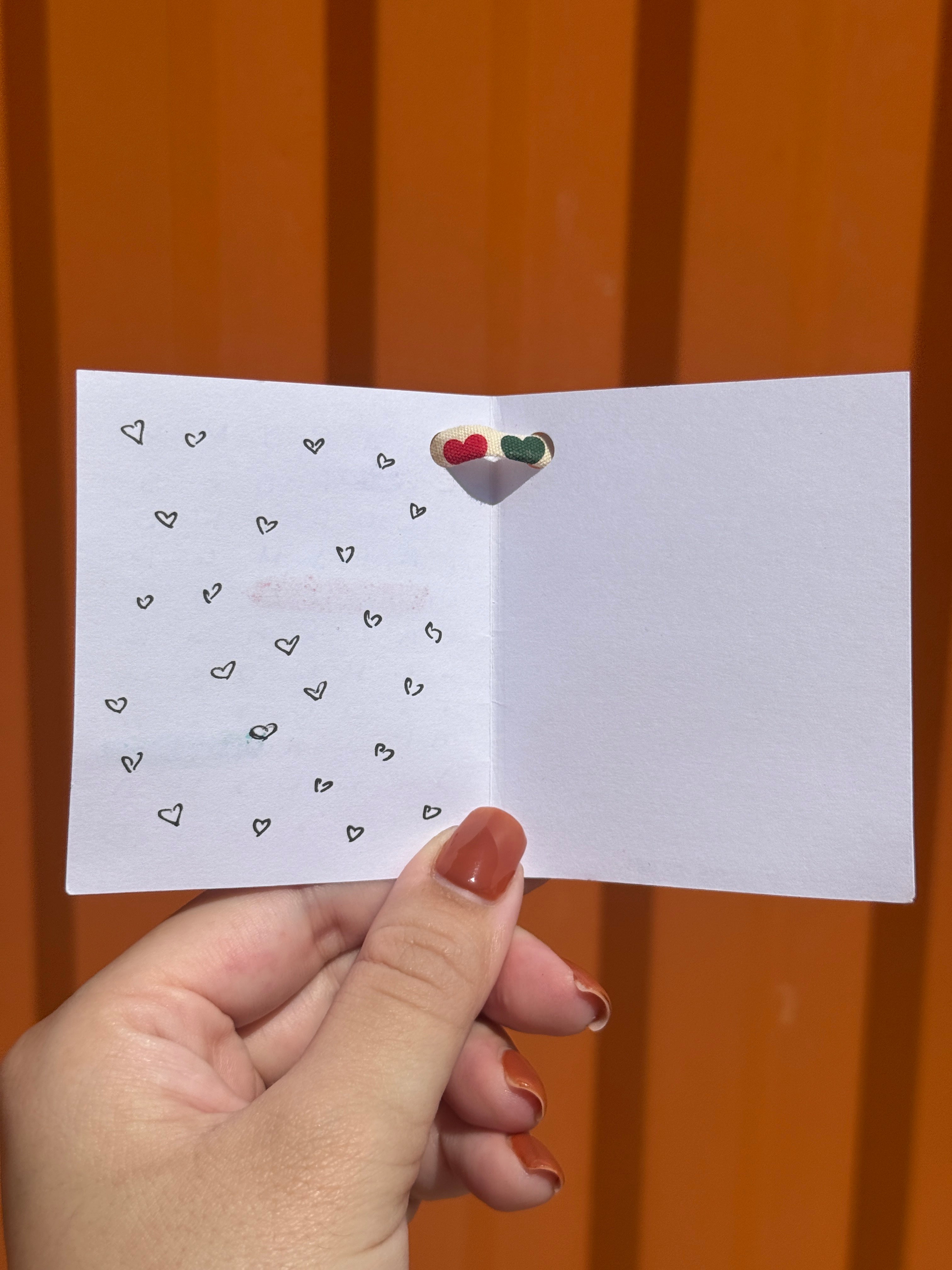 Cute Little Crossword | Mini Handmade Greeting Card – Original Illustrated Card