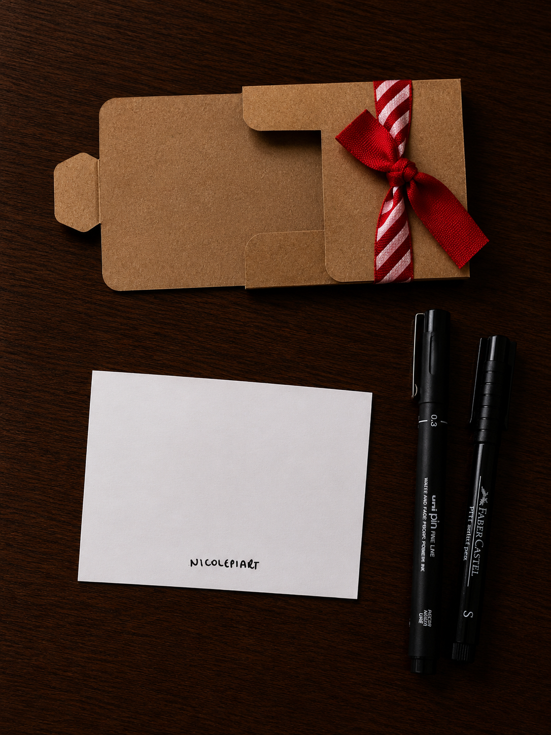 Cute Little Houses | Mini Handmade Greeting Card – Original Illustrated Card