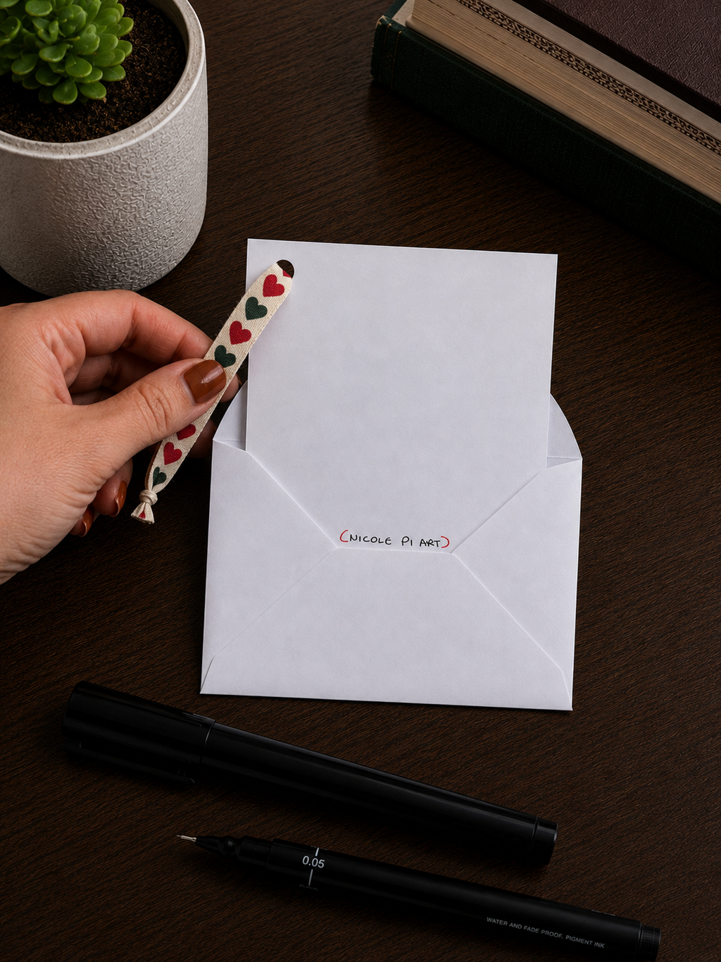 Cute Little Crossword | Mini Handmade Greeting Card – Original Illustrated Card