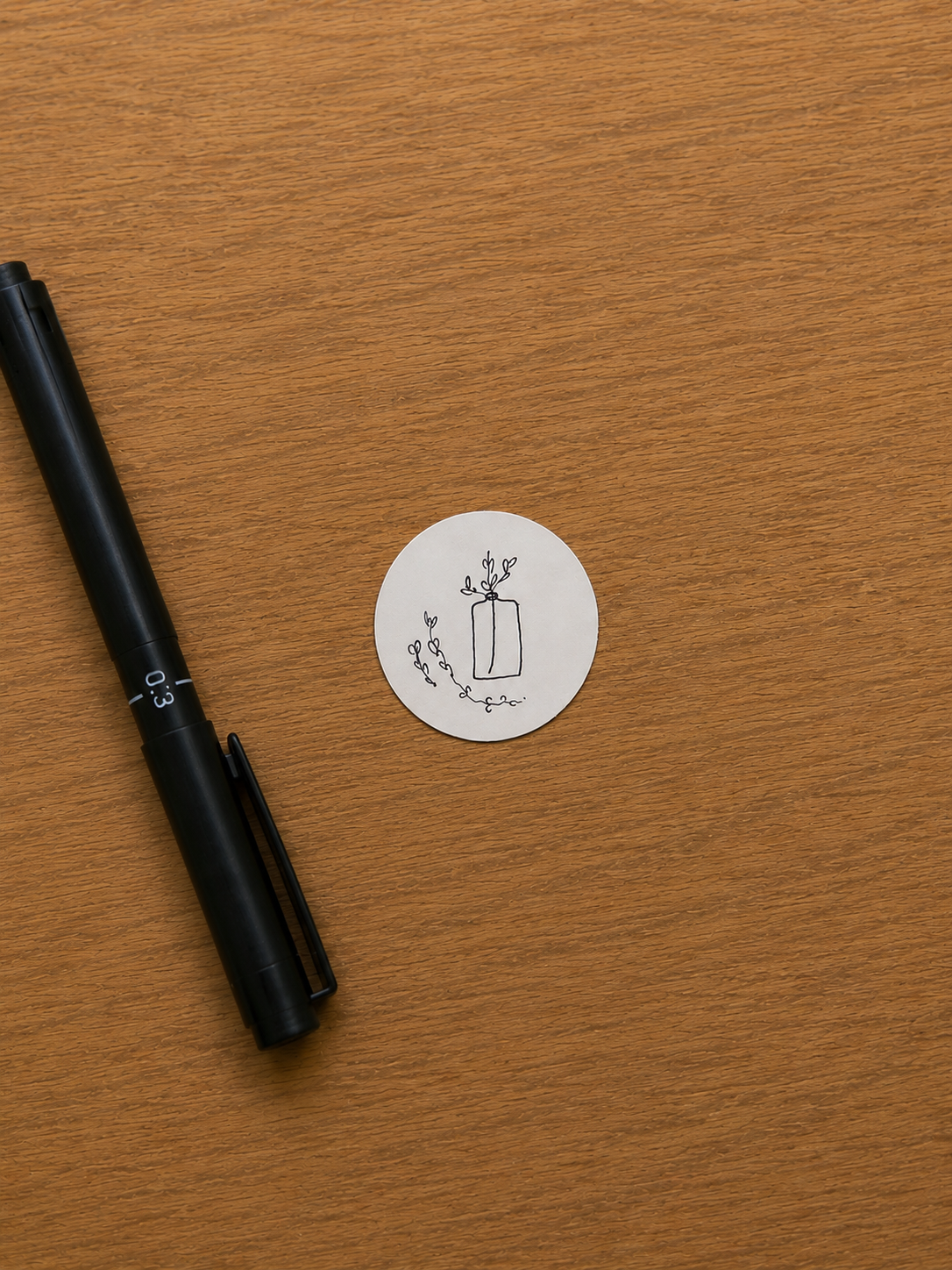 Flower Vases V.1 | Handmade Sticker Pack – Original Illustrated Stickers