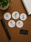Flower Vases | Handmade Sticker Pack – Original Illustrated Stickers