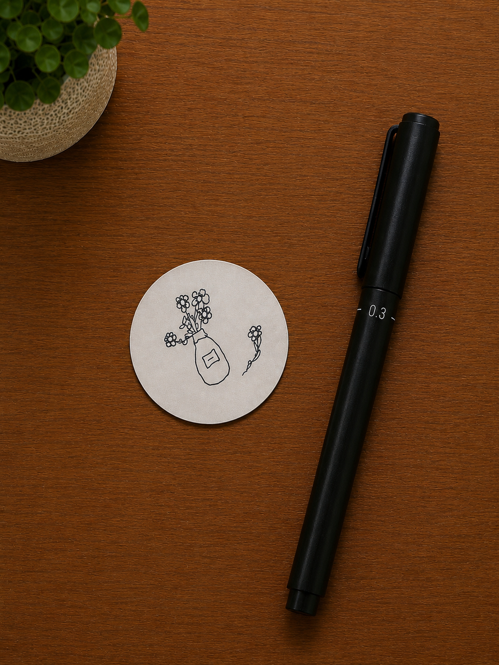 Flower Vases | Handmade Sticker Pack – Original Illustrated Stickers
