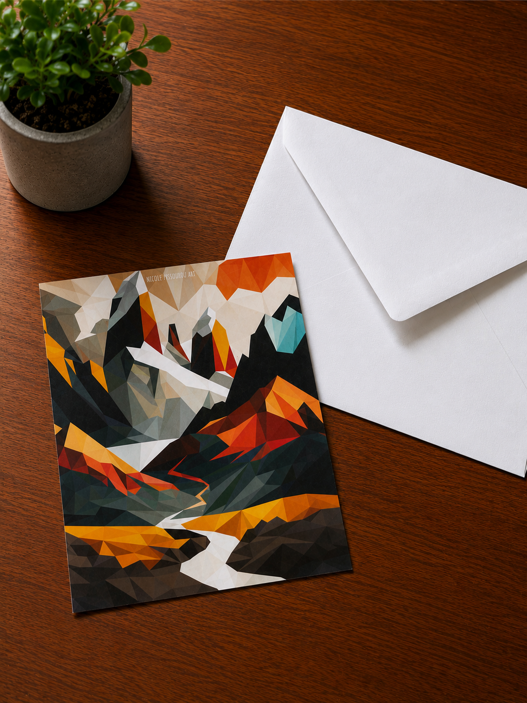 Mountains Set of 3 Postcards Bundle | Illustrated Art Postcards – Original Artwork Prints