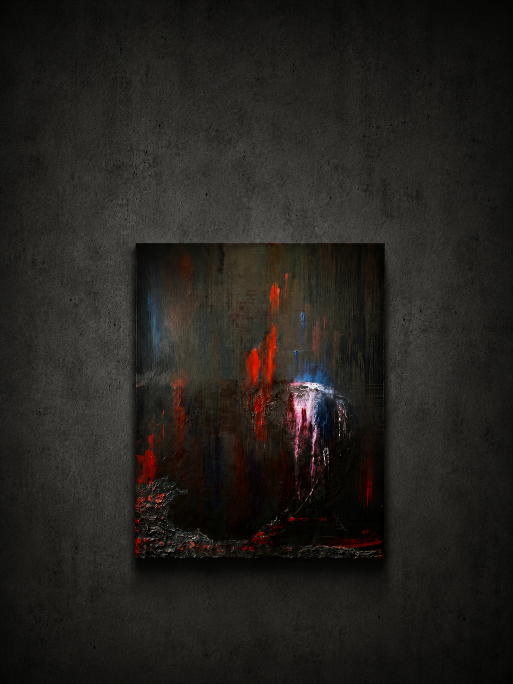 Fallen Angel | Original Contemporary Acrylic Painting – 60 × 80 cm Modern Abstract Artwork