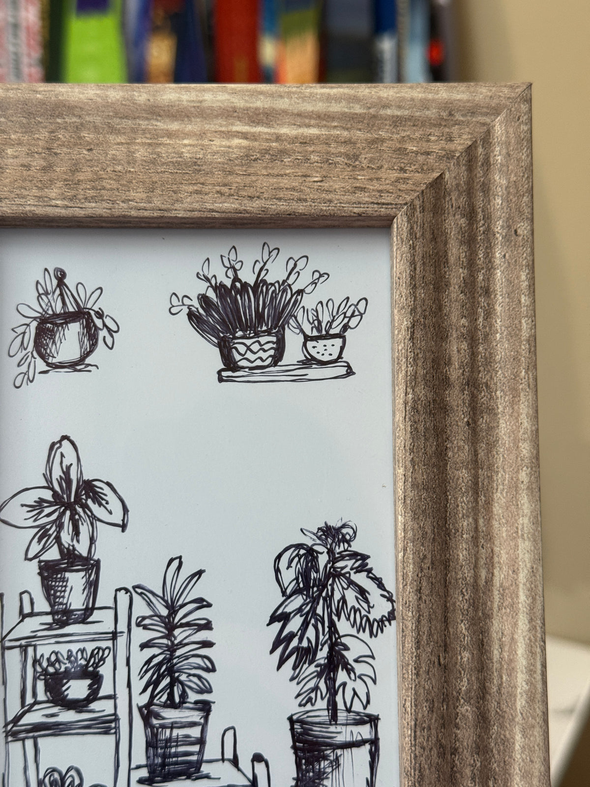 Flowers V.1 | Handmade Framed Poster – Original Artwork Wall Decor