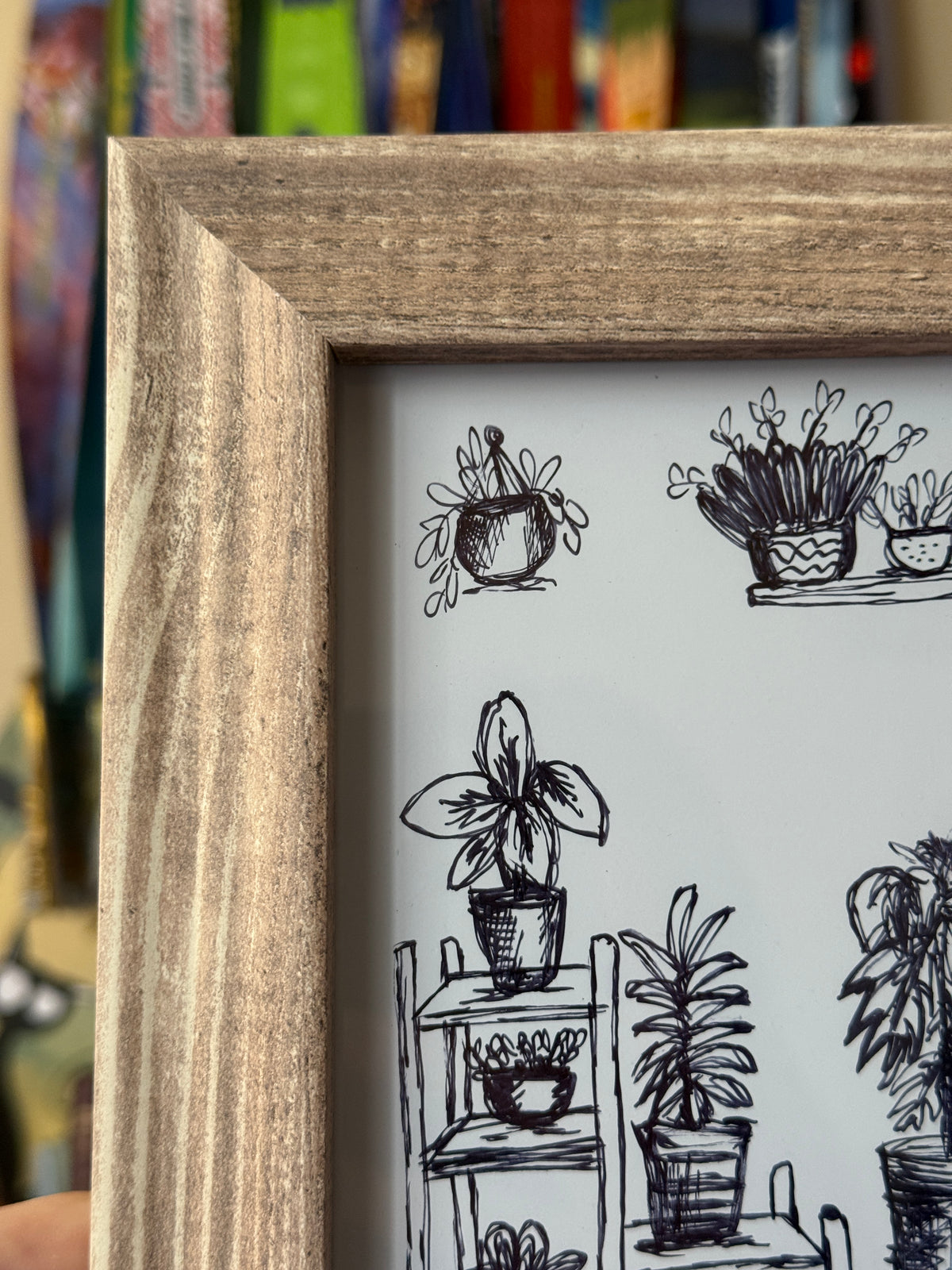 Flowers V.1 | Handmade Framed Poster – Original Artwork Wall Decor