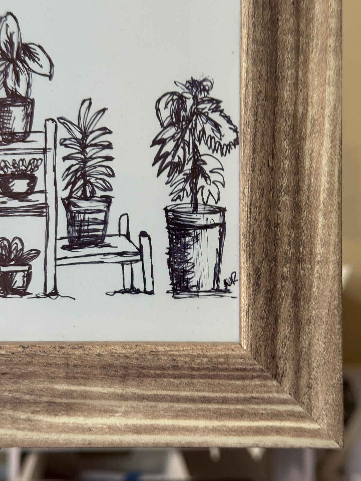 Flowers V.1 | Handmade Framed Poster – Original Artwork Wall Decor