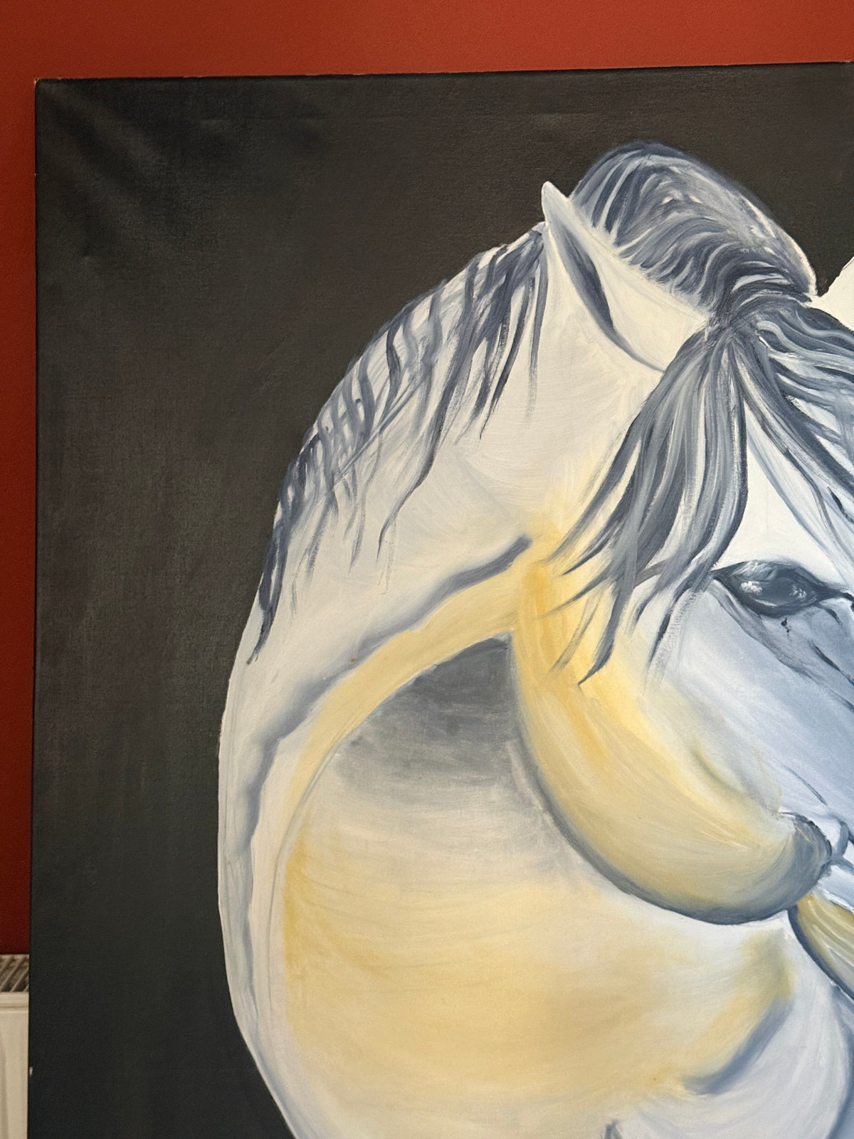 Horse | Original Contemporary Oil Painting – 100 x 150 cm Modern Abstract Artwork