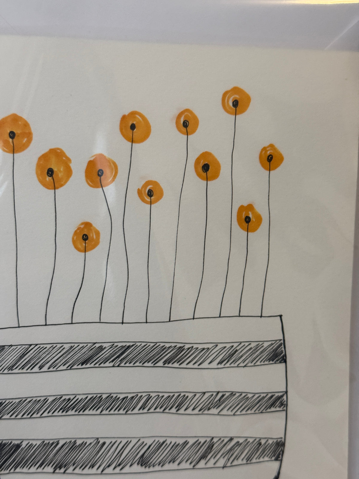 Flowers V1 | Handmade Greeting Card – Original Illustrated Card
