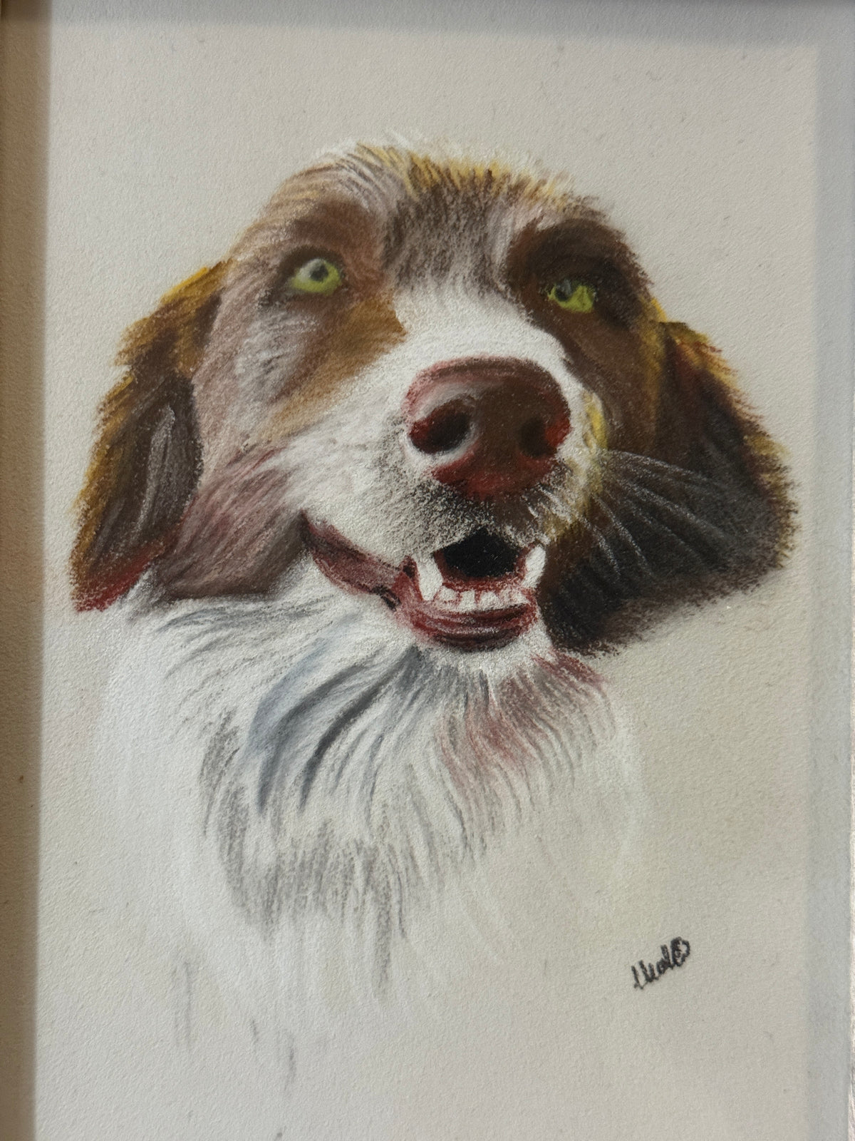 Dog | Handmade Framed Poster – Original Artwork Wall Decor