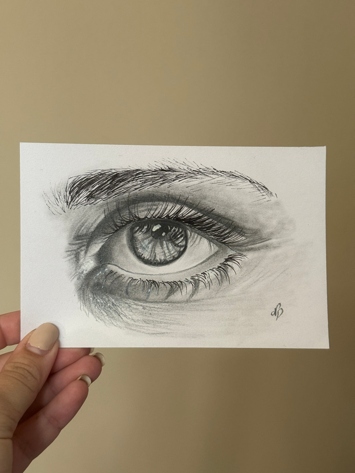 Eye Closeup 2.0 | Handmade Framed Poster – Original Artwork Wall Decor