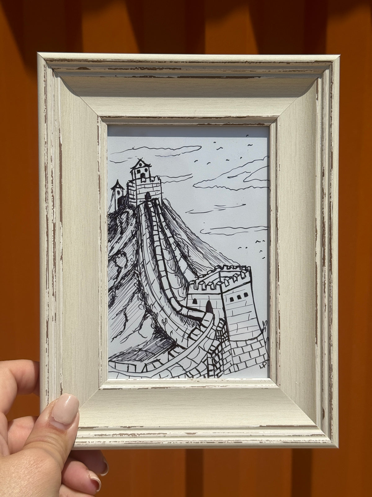 Shanghai China | Handmade Framed Poster – Original Artwork Wall Decor
