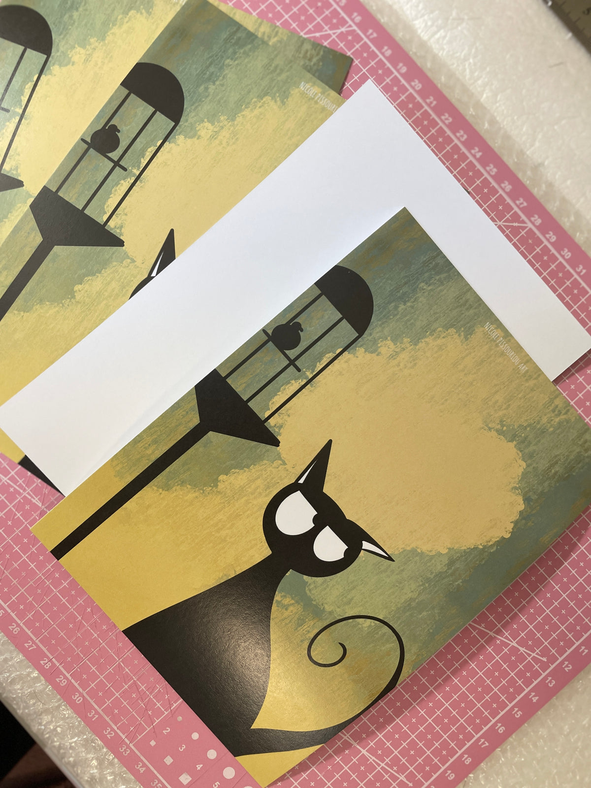 Cat Set of 3 Postcards Bundle | Illustrated Art Postcards – Original Artwork Prints