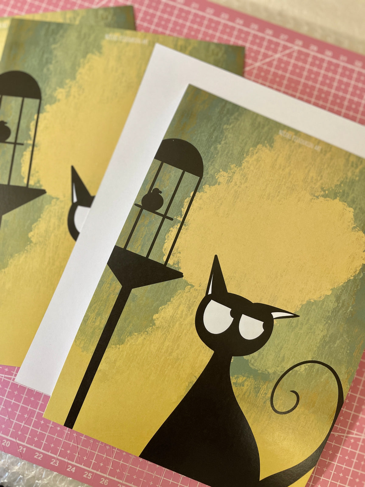 Cat Set of 3 Postcards Bundle | Illustrated Art Postcards – Original Artwork Prints