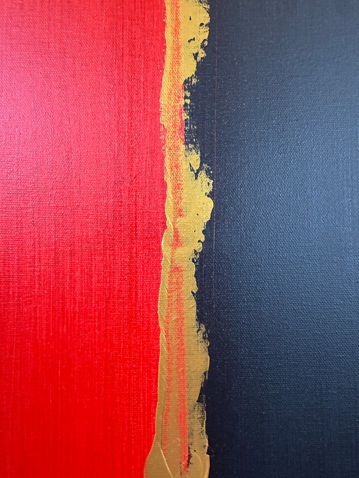 Bipolar | Original Contemporary Acrylic Painting – 70 x 70 cm Modern Abstract Artwork