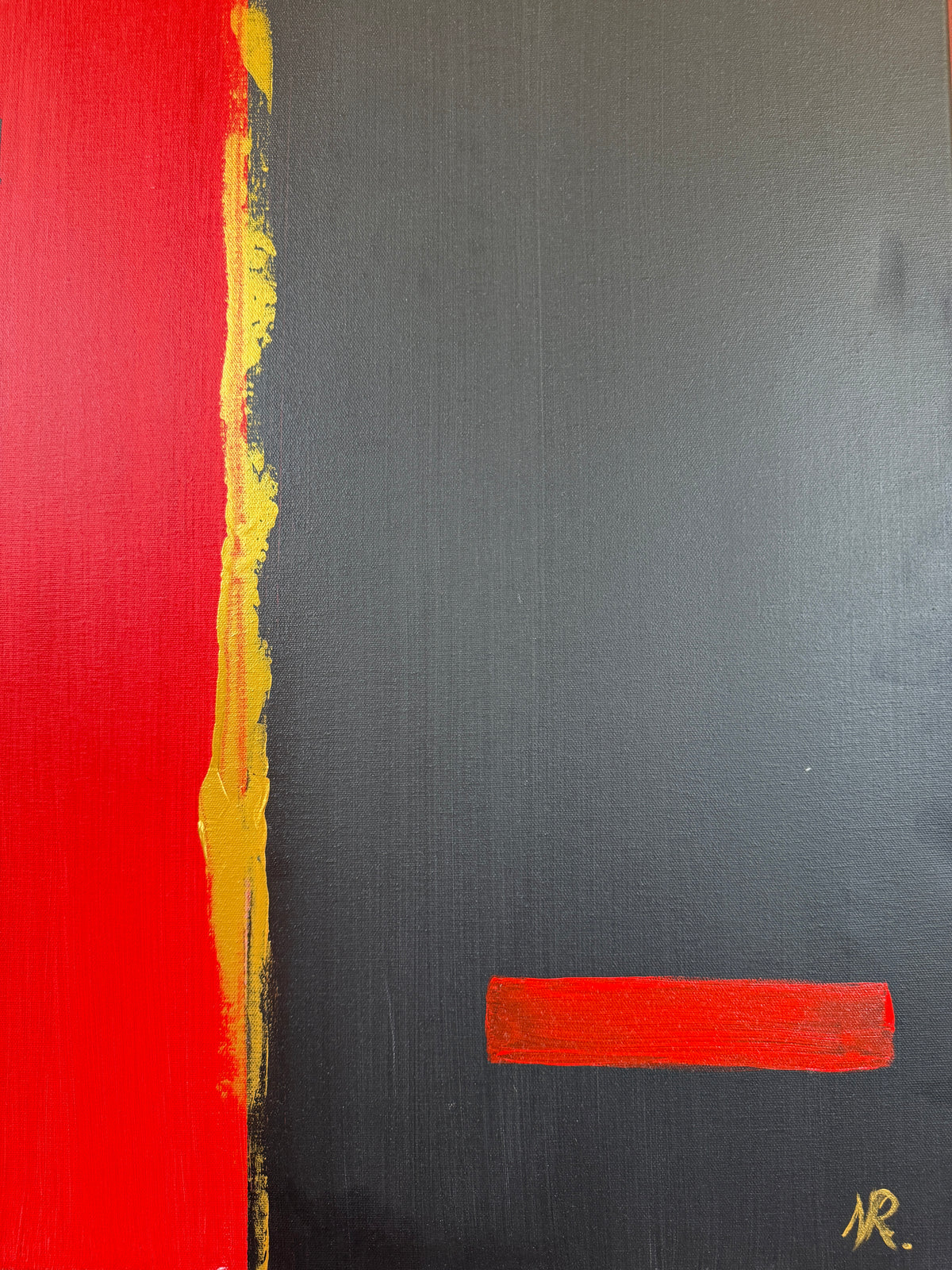 Bipolar | Original Contemporary Acrylic Painting – 70 x 70 cm Modern Abstract Artwork