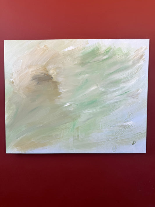 Dantelion | Original Contemporary Acrylic Painting – 80 x 100 cm Modern Abstract Artwork